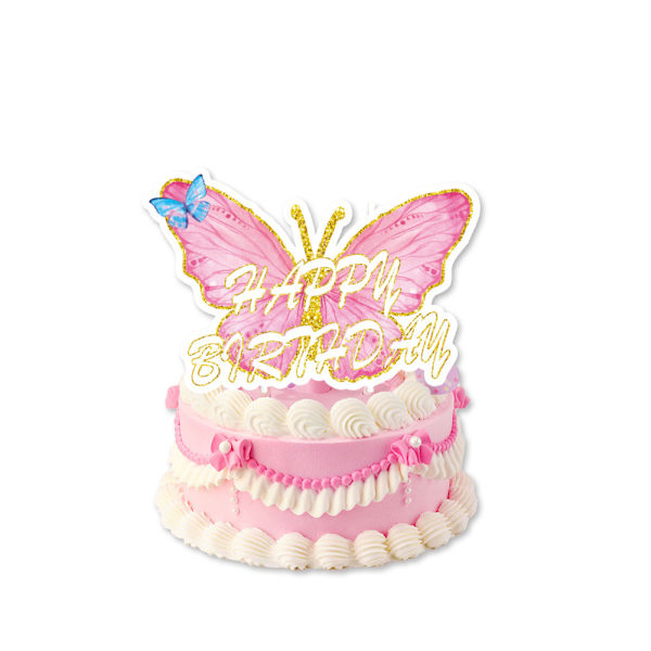 26 Stykker Dinosaur Kakepynt, Bursdagskakepynt, Cupcake-innsatser, Bakte Dessertflagg for Dinosaur-temafester N