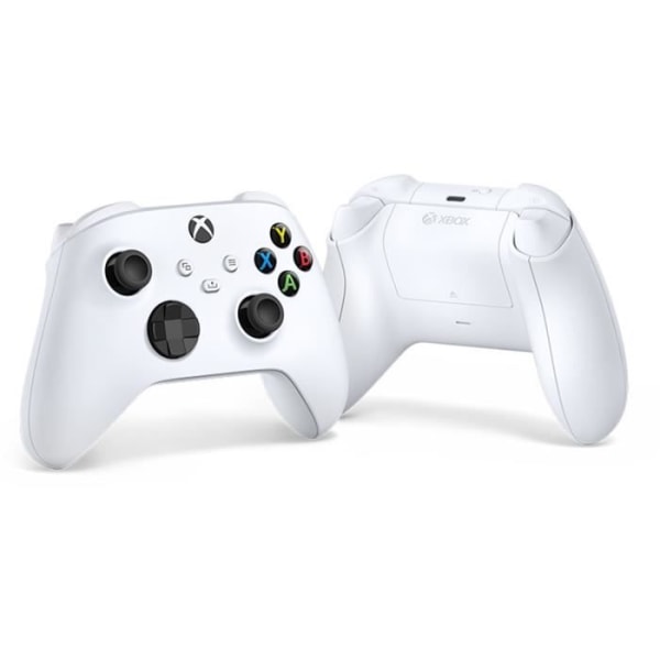 Trådlös Xbox Series-kontroll i robotvit - Vit - Xbox Series / Xbox One / Windows 10 PC / Android / iOS