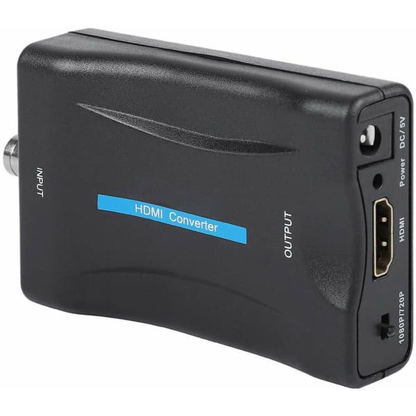 BNC til HDMI Videoadapter, 1080P / 720P HD Display BNC til HDMI Konverter Velegnet til PS2, PS3, PSP, WII, XBOX360, etc.