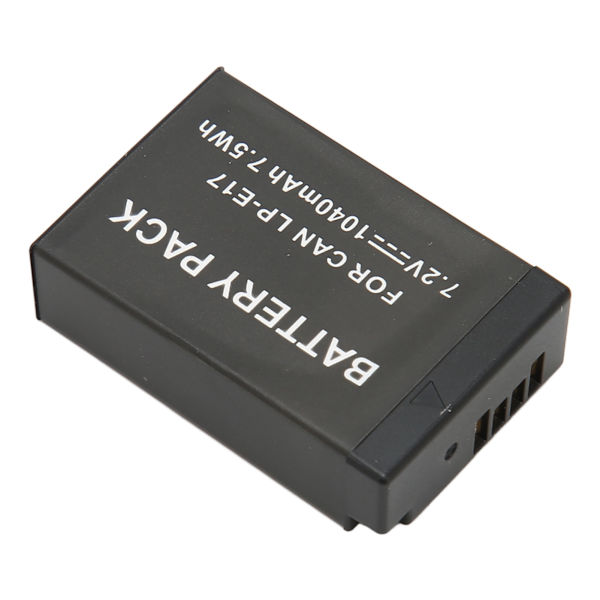 LP E17 Batteri Intelligent Høj Kapacitet 1040mAh Udskiftning til 200D II R10 RP 750D M6mark2 800D 850D 77D 760D M3 M5 ++