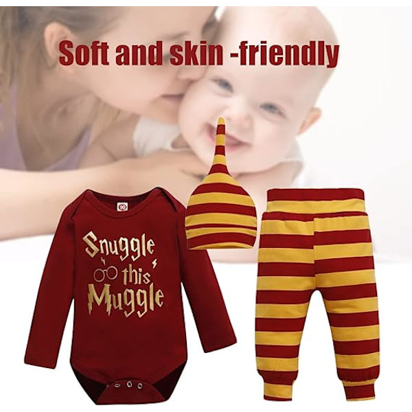 Bodysuit og Stribet Bukser Outfit med Hat
