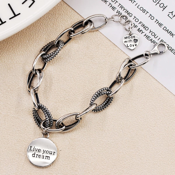 S925 Sølv Halskæde Klassisk Mors Dag Gave til Kvinder og Piger Rund Armbånd