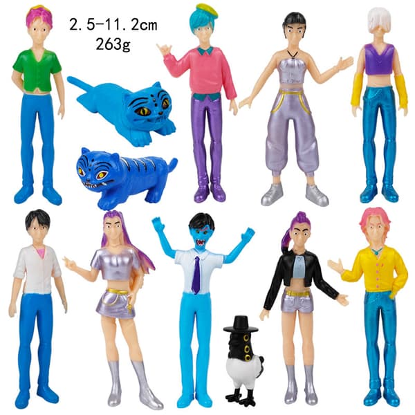 Demon Slayer K-Pop Figur | Anime Model Samlerobjekt Legetøj Demon Hunter Set H (6 models)