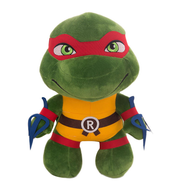 Teenage Mutant Ninja Turtles plysj Tmnt Leonardo plysj søt skilpadde plysj dukke for barn rød Ed 35 cm