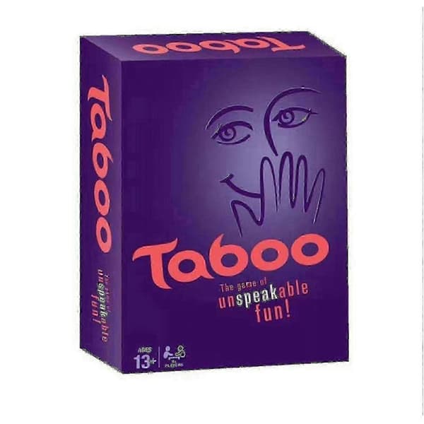 Taboo-peli Klassinen tiimalasilla varustettu perhelautapeli WHBYV(h)