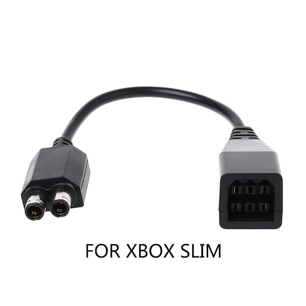 Overføringsladerkabel Laderadapter Ledning Strømomformer for Xbox 360 Flat til Slim Transformer Converter