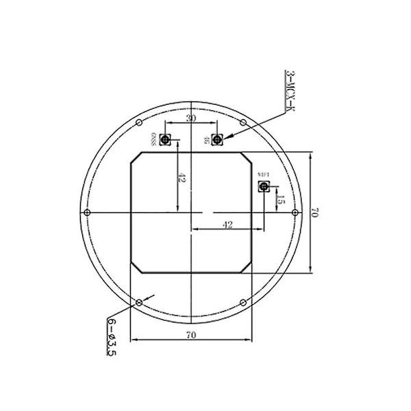 Gnss Wifi 4g Tre-i-ett Inbyggd Högprecision Gps Beidou Galileo Grolas Fullfrekvensantenn
