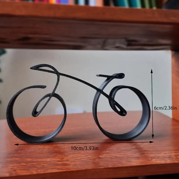 Akryl Minimalistisk Cykel Skulptur Cykel Ornament Persona S