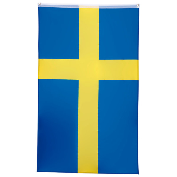 Svensk flagga 150 x 90 cm / Svenska flaggan / Svenska flaggan Multicolored multicolor