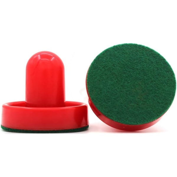 Galaxy 2 stk. Røde Air Hockey Pushers og Air Hockey Pucker Fantastiske Målhåndtak Padler Erstatningstilbehør