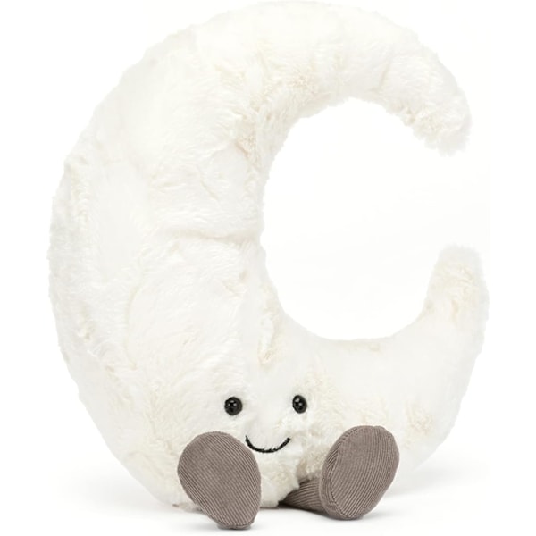 Jellycat Amuseables Måne Plyschdjur, Medium 10.5\" | Måne Plysch | Rolig Present Idé