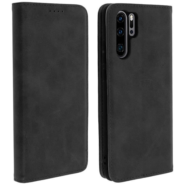 Cover Huawei P30 Pro Case Card Holder Stand Silicone Black Black