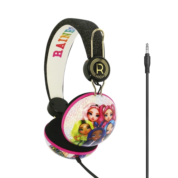Rainbow High Børne-/Børne-On-Ear-Hovedtelefoner One Size Sort/Hvid Sort/Hvid Black/White One Size