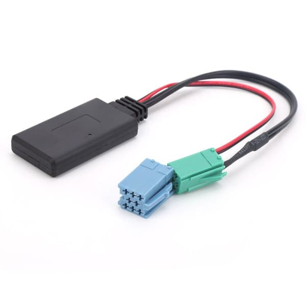 Bilstereo-adapter Mini ISO 6Pin 8Pin Hane Bluetooth 5.0 AUX-kabel för Renault Clio / Espace / Kangoo / Laguna (bt)