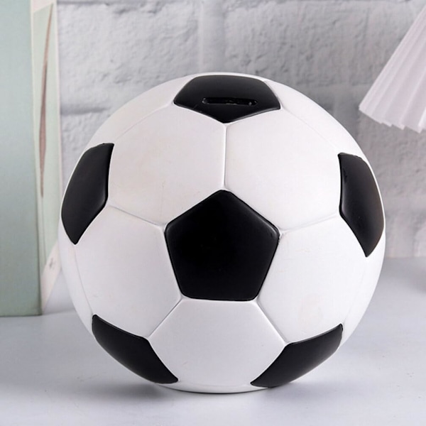Fotbollformad spargris, tecknad spargris, julklapp