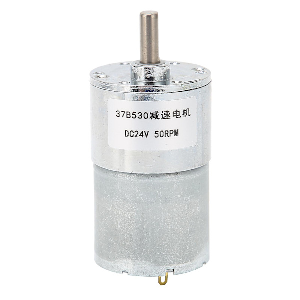 Industriell styrutrustning - DC24V 37B530 kugghjulsmotor med reduktionsväxel, 50RPM