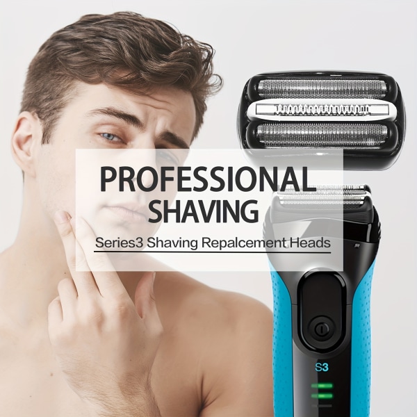 1 stk/2 stk 32B S3 reservedeler for barberhoder til Braun Series 3 barbermaskin 21B 2 Packs
