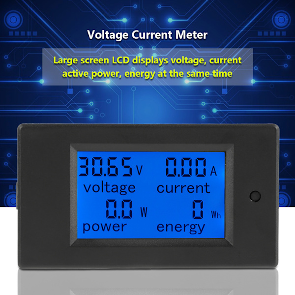 PEACEFAIR PZEM-051 DC 6.5-100V Digital power Energy voltage Current meter (50A shunt)