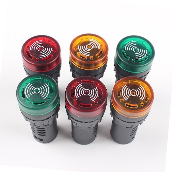 Färgglad LED aktiv summer piplarm indikator