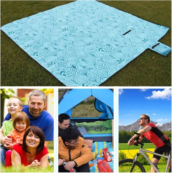 Piknikpledd Matte, Vanntett, Sammenleggbar, for Camping, Strand, Gar[qb]