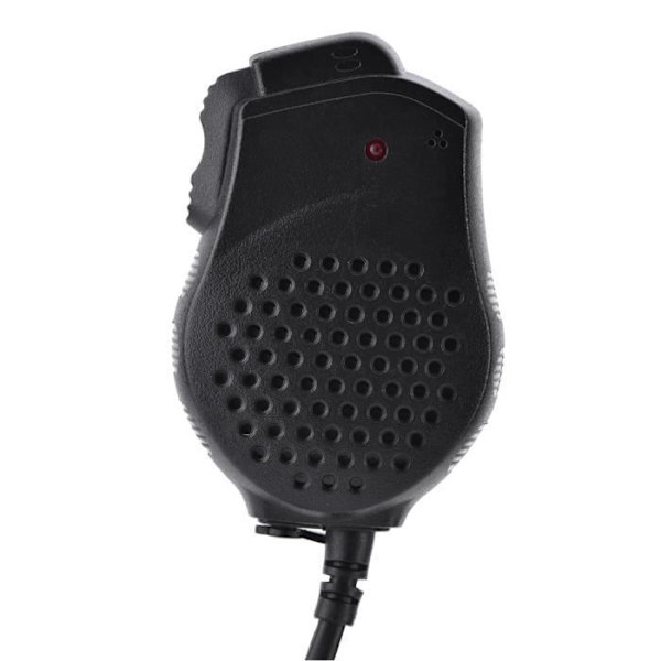 HURRISE Bärbar högtalare 2 stift PTT Mikrohögtalare för Baofeng UV-82 Tvåvägsradio Walkie Talkie