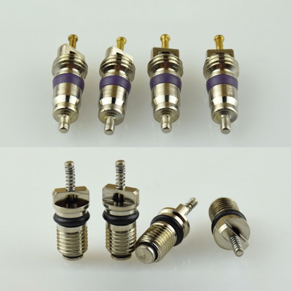 134 stk A/C Schrader-ventiler R12- R134a sett Air Conditioning Schrader-ventilkjerner Auto Cooling Schrader-ventilkjerner