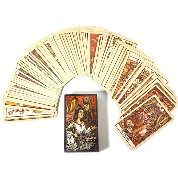 Ny labyrint tarotkort spill labyrint tarot engelsk kortspill, spillgave SB81