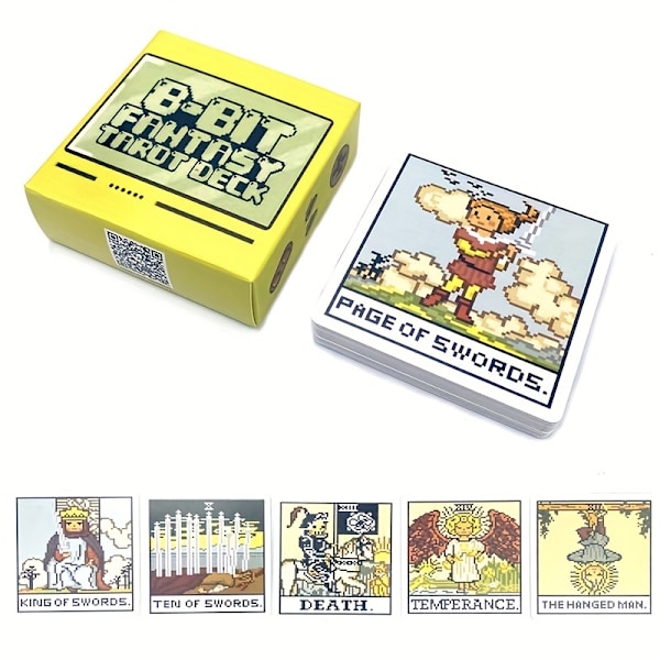 Fantasia kahdeksan pikselin tarot, 8-bittinen fantasia tarot 1pc