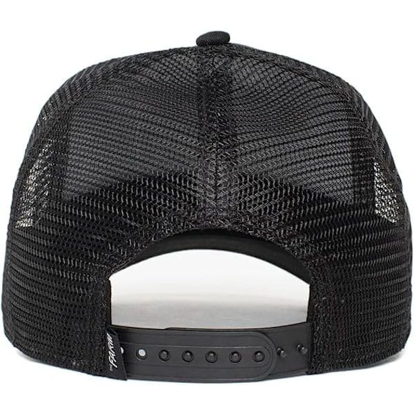 Meshkeps för vuxna, sommarkeps, truckerkeps, W-WELLNGS Black Panther Svart Panter A