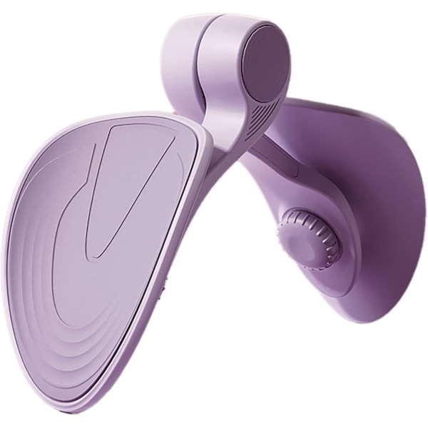 Lantiotreenaaja naisille ja miehille, reisilihasten treenaaja, kuntoilulaite, sisäreisien treeniväline purple