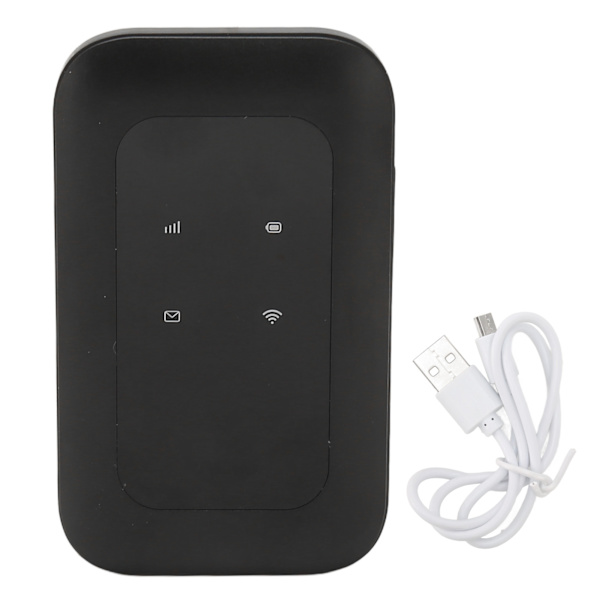JIO AS 4G LTE Mobil Wifi Hotspot med SIM-kortsplats 150 Mbps Stöd för 10 användare Batteridriven Bärbar Router för Resor