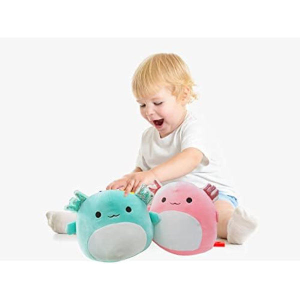 Pehmoinen axolotl-pehmolelu, 8 tuuman pehmeä pehmolelu, loistava lahja pojille ja tytöille Halloweeniin, jouluun, syntymäpäivään (sininen)
