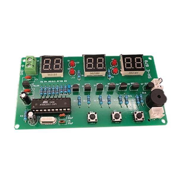 DIY-kit AT89C2051 Elektronisk klocka 6-bitars digitalt rör LED-display svit elektroniska moduler del och komponent DC5V-12V