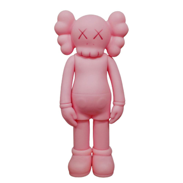 8 tuuman Kaws-hahmo malli taide toimintahahmo, syntymäpäivälahjoihin, jouluun, halloweeniin, elämän sisustukseen, lapsille ja aikuisille Pink