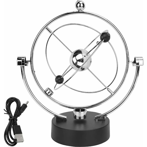 Kinetisk Asteroid Elektrisk Astronomi Kit Perpetual Motion USB Batteridriven