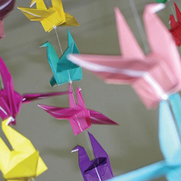100 ark dubbelsidigt färgat origamipapper, pysselpapper för barn, premium origamipapper för handgjort origami, barn