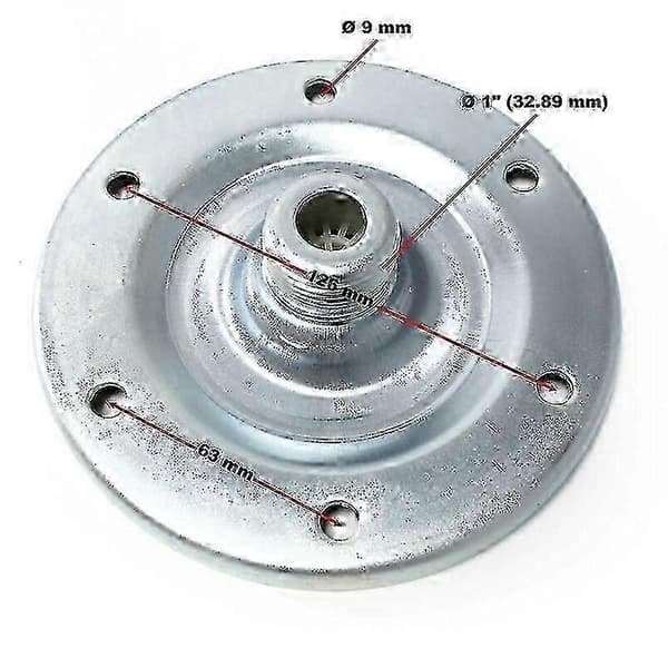 Flens i rustfritt stål 33 mm for 24-100L blæretank, korrosjonsbestandig reservedel for vanntrykkstank