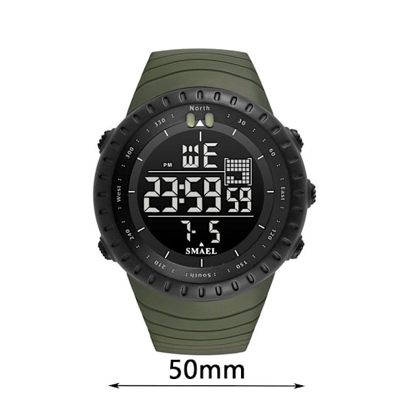Ur LED Digitalt Armbåndsur Sort black