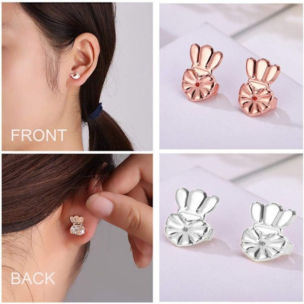 Par Earring Lifters - Sikre Ørebacks, Justerbare