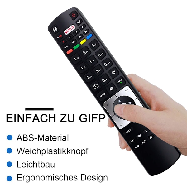 Fjernkontroll for Hitachi TV Universal TV erstatningsfjernkontroll
