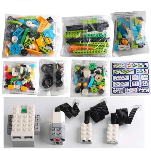 We.Do 2.0 Core Set Programmeringsrobot 45300 Elektroniska Byggstenar DIY Högteknologiska Pedagogiska Leksaker Barnpresent 1 Set with box