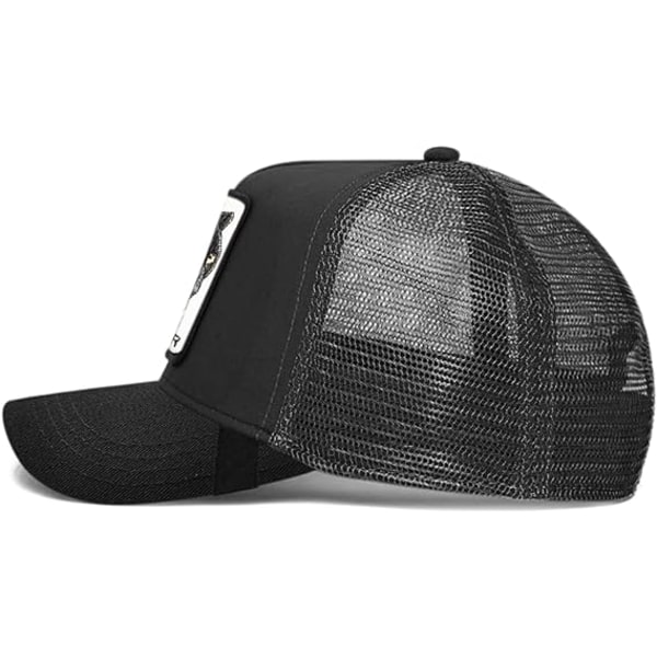 Unisex Animal Mesh Trucker Hat Square Patch Baseball Caps For Women