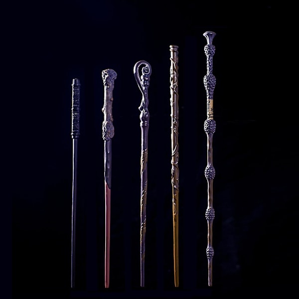 Wizarding World Harry Potter - Lumotut Harry Potter -hahmojen taikasauvat keräilylaatikoilla, lelut 6-vuotiaille ja sitä vanhemmille, cosplay Snape