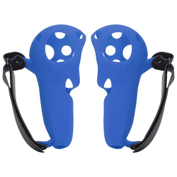 stk. Blå Silikone Touch Controller Grip Covers med Knæstropper til Meta Quest Pro{bt)