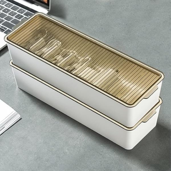 Kabelarrangør 2 stk, ladekabelarrangør med 8 rom