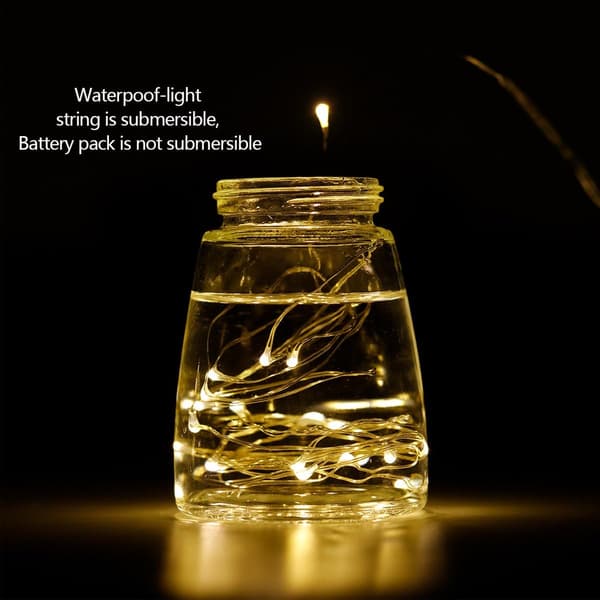 12-pak Led Fe-lysstreng Batteri 20 Led Mikro Stjernelys