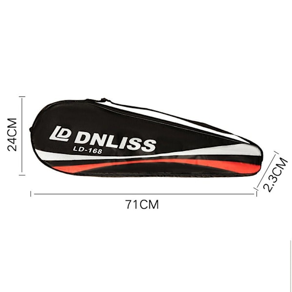 Badmintonracketfodral Bärbart Fodral Racketöverdrag 2#