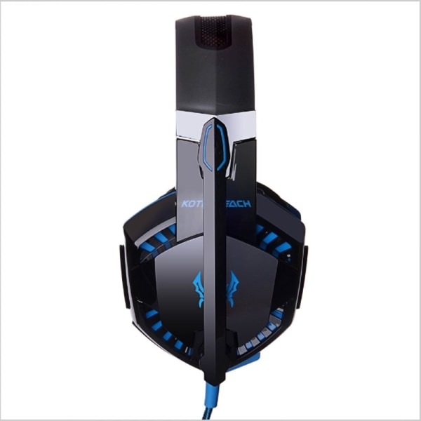 Dyb bas gaming-headset rød rød ed