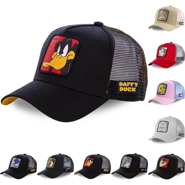 Tegneserie Trucker Cap Mesh Baseball Cap Mænd Kvinder Casual Åndbar Snapback Cap-XM5- #8