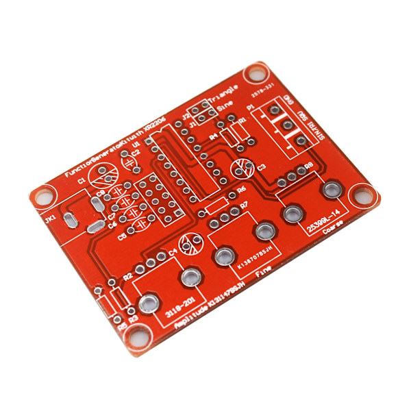 XR2206 DIY signalgenerator - tilbehørssæt med cover Funktionsgenerator null - Parts with casing 0.09
